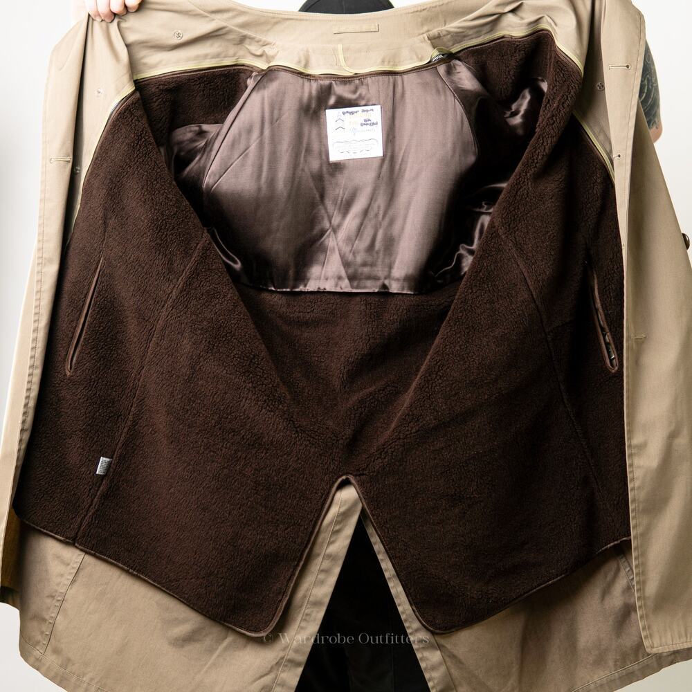 Vintage London Fog Maincoats Tan Trench Pea Coat - Picture 4 of 10